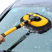 Chenille Microfiber Car Wash Mop | Car Washing Brush,Extendable Pole 50-102cm with 3 Sections Cleaning Products Seta-au