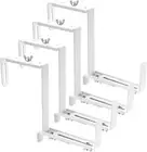 Adjustable Planter Box Bracket, Flower Box Holder Brackets for Deck Railing, Win