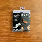 Bonds Stretchies Leggings Halloween Pumpkin Orange Black BNIP Size 0
