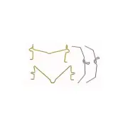 Disc Brake Hardware Kit-4WD Carlson 13051