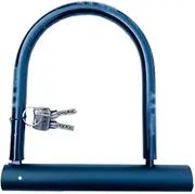 CEUMEA Padlock with Key U-Shaped Lock Bold Bicycle Lock Mountain Bike Safety Lock Motorcycle Key Lock Bicycle U-Shaped Lock for Vehicles Bicycle U-Lock