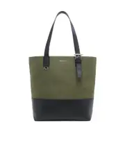 T-bar buckle shoulder bag One size khaki/black