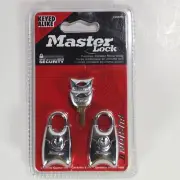 Master Lock Fusion II Keyed Alike #195TPC Luggage Laptop Golf Bag Chrome