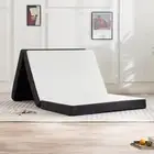 Sweetcrispy Folding Mattress, 4 inch Tri-fold Memory Foam Mattress Topper for...