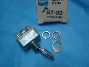Chrome Toggle Switch USA Made 35 Amp 6V 12V Rat Rod Light Siren Strobe Smoke