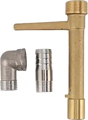 G3/4 Quick Water Intake Valve Key Brass Stainless Steel Irrigation Tool with Easy Installation for Garden