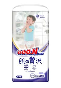 在飛比找誠品線上優惠-日本大王 GOO.N 境內版奢華肌褲型紙尿褲(跳跳褲)/ X