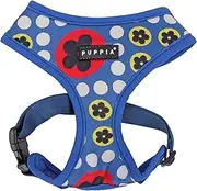 [Puppia] PAOA-AC1237 Blossom Dog Harness, XL, Blue