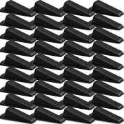 36 Pcs TPR Rubber Door Stop Wedge Sturdy Bulk Heavy Duty Non Slip Solid