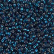 Miyuki Seed Beads 8-1425 Silver Lined Blue Zircon 8/0 Glass 22g Rocaille