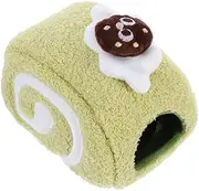 Cute Cartoon Hamster Nest Cozy Cotton Hideout for Winter Hamster Bed for Small Animals Multi Functional Rabbit Bedding Adorable Design and Bunnies