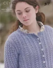 CEY Winter's Day Classic Elite Yarns 9158 Knitting Crochet Pattern Book 5 Design