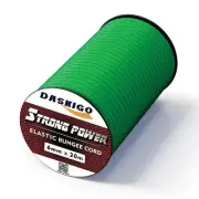 Elastic Bungee Shock Cord 3-8mm Green 3/16'' x 66FT