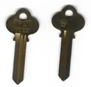 Star 7C02 same as Corbin Original X1- 27- 7 Key Blank same as Ilco 1001E / CO4