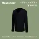 【Mountneer 山林】男 V領遠紅外線保暖衣-黑色 32K65-01(立領/衛生衣/內衣/發熱衣)