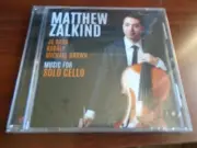 Matthew Zalkind Music For Solo Cello Bach Kodaly 2019 AVIE CD New
