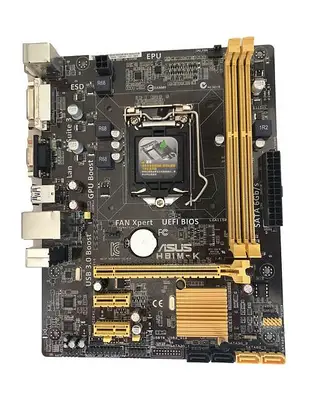 電腦主板Asus/華碩 H81M-K/H81-PLUS臺式機電腦主板 1150針 4代U DDR3內存