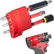 [Naerza] Magnetic Bit Holder for Milwaukee M12 GEN3 Impact Driver - Effortless Installation, Premium Craftsmanship, Ultra-Durable, Drill Bit Holder With One Screw