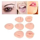 Silicone Piercing Body Model Soft Silicone Ear Mouth Nose Eye Tongue Navel Model