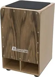 DIMAVERY CJ-550 Professional Wooden Bass Drum Cajon Walnut