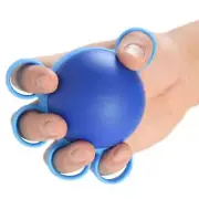 Finger Exerciser Ball Elastic PU Silicone Hand Therapy Grip Strengthener LS