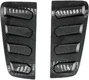 Compatible For Suzuki Swift 2005-2010 4 Doors ABS Carbon Fiber Car Rear Window Louver Shutter Cover Exterior Side Vent Trim Sticker