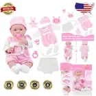 16-Inch Reborn Baby Doll with 11 Realistic Outfits & Accessories for Toddlers