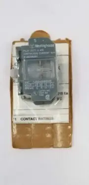 Westinghouse FANAL - SF1 SV1 - 6711C92G06 - Aux, Contact Block. 4P 10Amp 600VAC.