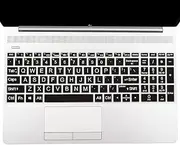Keyboard Cover for Large Letters for HP 15.6 Laptop 15-dw 15-dy 15-ES 15-cc 15-cd 15-cs 15-cw 15-db 15-ds 15-da 15-ef 15-bw 15-bs Series -Black