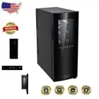 Freestanding Black Wine Chiller with UV Protection & LED Lighting - 12L Capacity