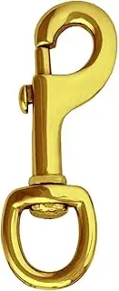 Weaver Leather #225 Round Swivel Snap (Solid Brass)