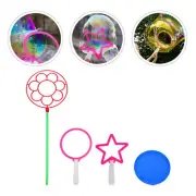 4 Pcs Blowing Bubble Wand Kids Child Outdoor Bubbles Maker Circle
