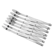 Folding Stainless Steel Pizza Roller Cutter Wheel Pastry Crimper Kitchen