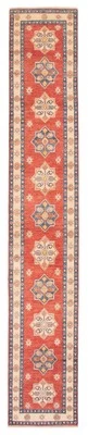 Vintage Hand-knotted Runner Rug 2'4" x 13'5" Traditional Wool Carpet