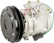 HOMERW AC Compressor 10PA15C Compatible For Komatsu 447200-1741 Farm & Off Road WA600-3L 447200-0246 5843G 4472001741 4472000246 20Y979311
