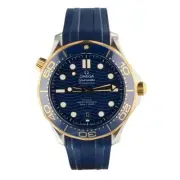 2025 Omega Seamaster Diver 300M Two Tone 42 mm Blue Watch 210.22.42.20.03.001