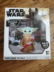 Star Wars Mandalorian The Child Baby Yoda Christmas 3.5 ft Inflatable Yard Art