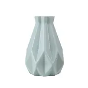 ANYHOUZ Flower Vase Light Green Medium Geometric Style Nordic Pot Home Decor