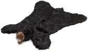 Carstens Plush Black Bear Kids Animal Rug Small