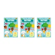 3x Sassi Stickers & Activities Book Kids/Children Fun Learn Play Read Nature 3y+