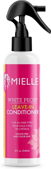 Mielle Organics Leave-In Conditioner White Peony Sulfate Free & Color Safe 240mL (8oz)