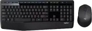 Logitech MK345 Wireless Combo Full-Sized Keyboard with Palm Rest and Comfortable