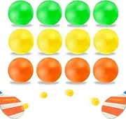 Pandahero High Visibility Waterproof Beach Paddle Ball Replacement Set - 12 Colorful Balls, Suitable for Smash Ball, Pro Kadima, and All Kinds of Outdoor Beach Paddle Games