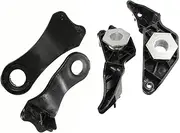 Durable Plastic & Metal Headlight Brackets and Clips for BMW E60 E61 Maintaining