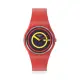 【SWATCH】Gent 原創系列手錶 SWATCH CONCENTRIC RED 迴圈紅 男錶 女錶 瑞士錶 錶(34mm)