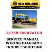 NEW HOLLAND E175B CRAWLER EXCAVATOR MANUAL SHOP SERVICE REPAIR PDF