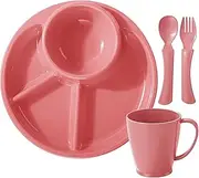 Divided Plates for Kids,Students Diet Divided Plates | Microwave-Safe Dishwasher-Safe Dining Bowl for Restaurant Canteen Kindergarten Motor Home Apartment