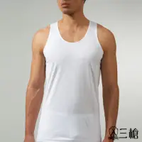 在飛比找momo購物網優惠-【三槍牌】4件組白色時尚型男純棉短袖汗布背心(白)