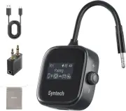 Airplane Bluetooth 5.3 Receiver & Transmitter for Wireless Headphones Black 1