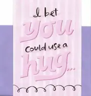 Funny Bet You Could Use A Hug And More Theme Hallmark Greeting Card